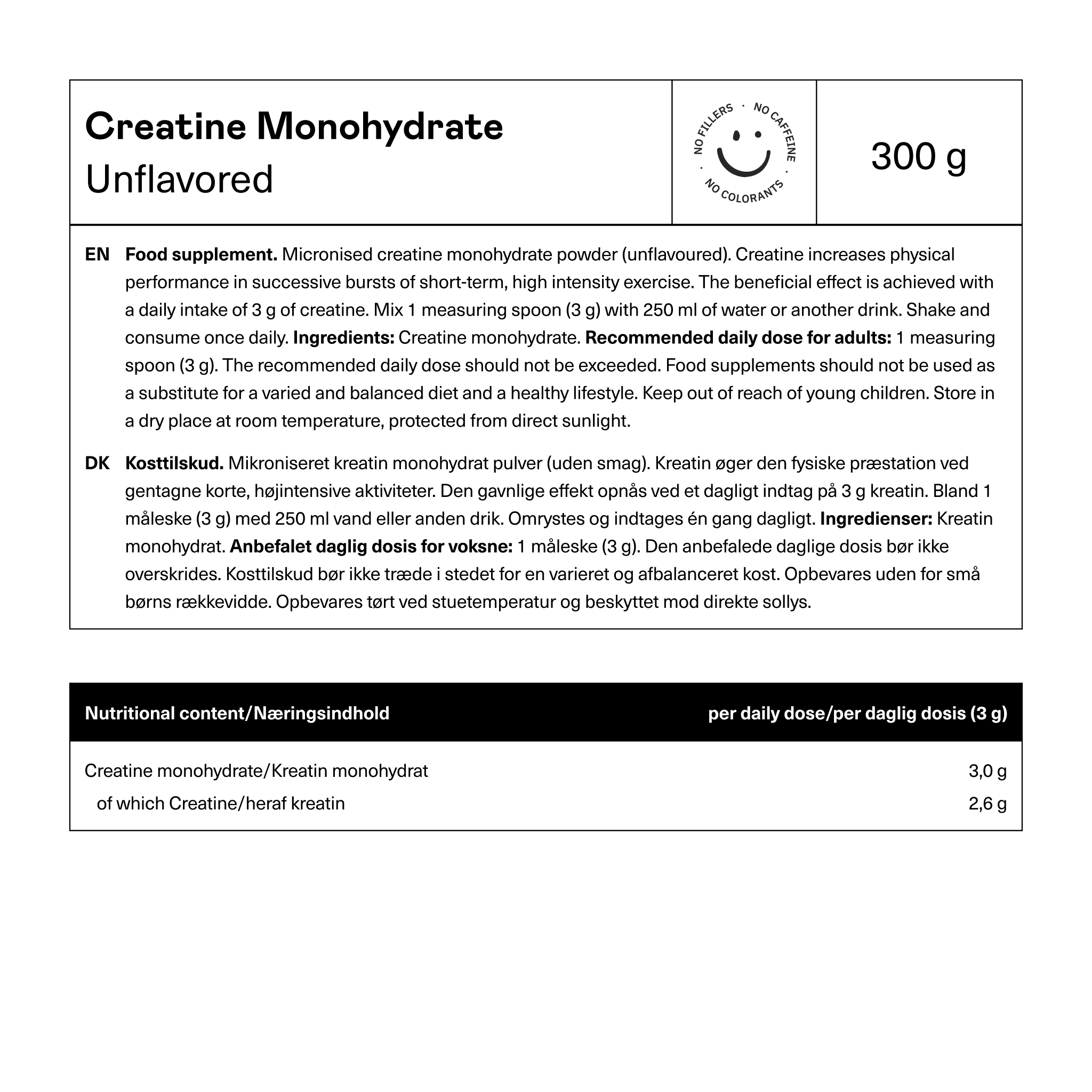 Creatine 300 g + GoodDay™ 500 g