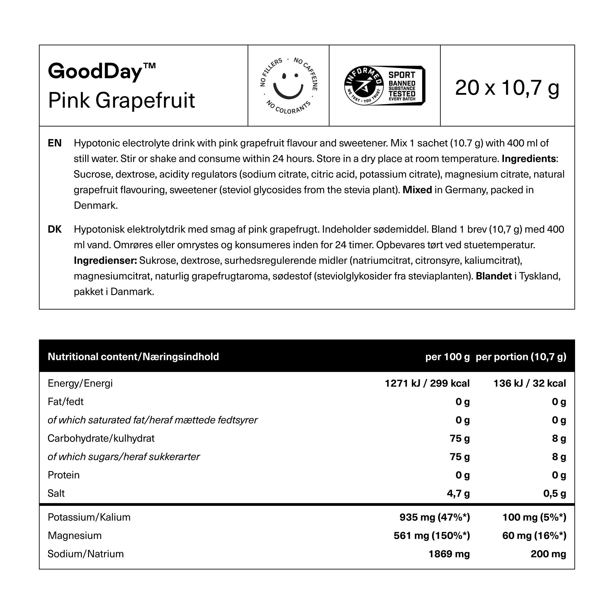 Creatine + GoodDay™ 20 pack